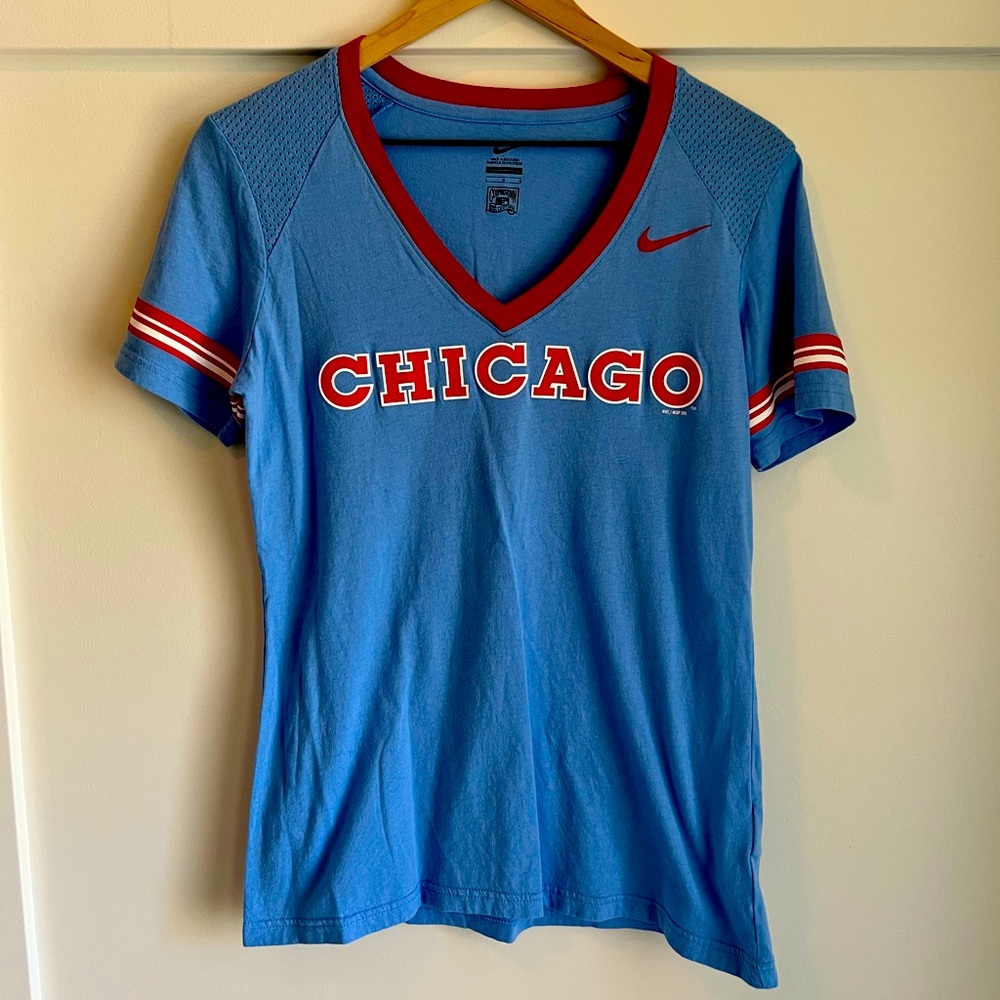 Nike Chicago cups womens v neck t-shirt